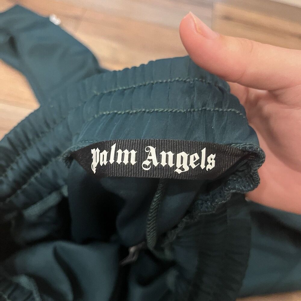 Palm Angels Black Track Pants with White Side Stripes - Picture 2 of 9